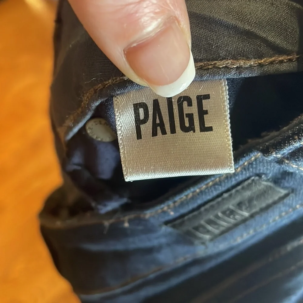 PAIGE Skyline Skinny Jeans in Twilight Wash Size 27‎ EUC